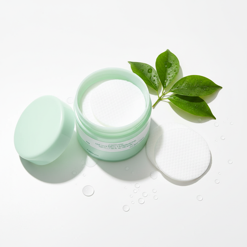 Flatlay with open container